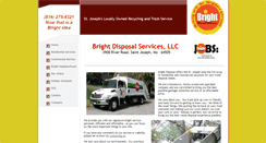 Desktop Screenshot of brightdisposal.com